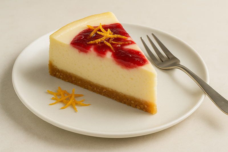 Cranberry Orange Cheesecake