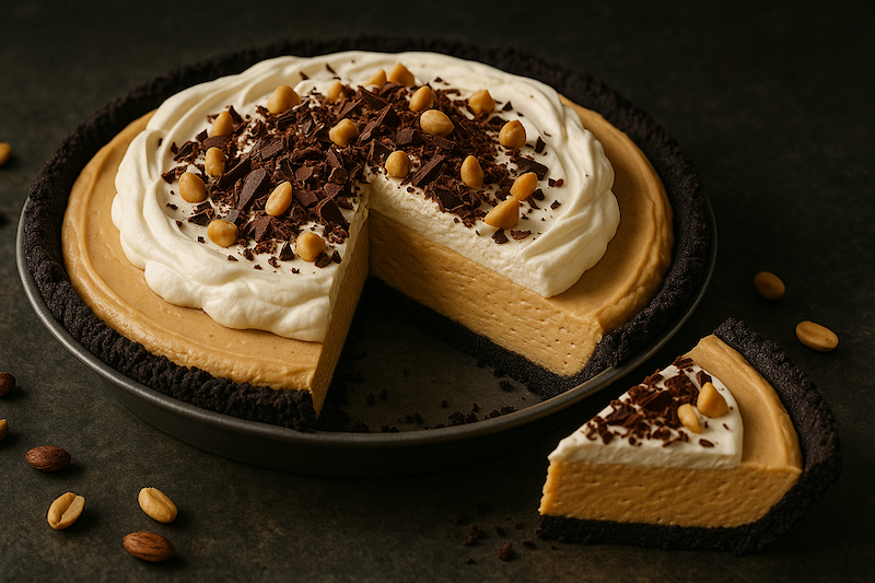 No-Bake Peanut Butter Oreo Pie